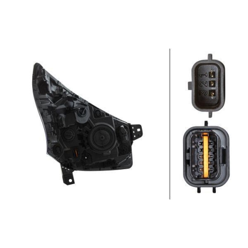 HELLA Hauptscheinwerfer 1LE 011 410-431 f&uuml;r RENAULT, links