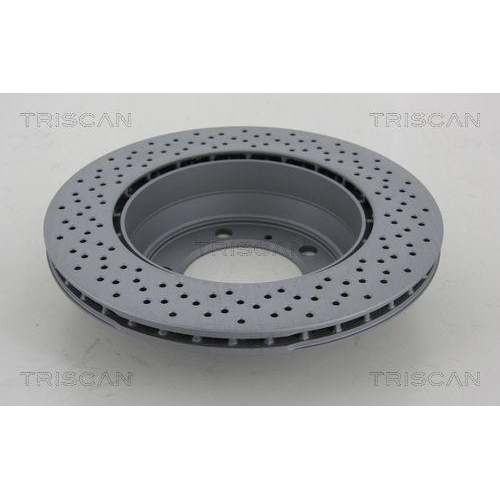 TRISCAN 8120 101061C 2 St&uuml;ck Bremsscheiben COATED f&uuml;r PORSCHE, Hinterachse