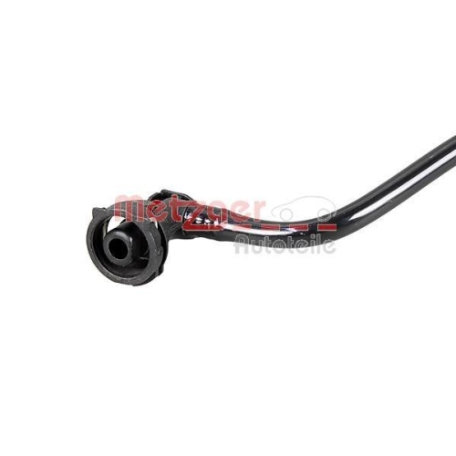 Kühlmittelrohrleitung METZGER 2420807 für AUDI, Hauptausgleichsbehälter