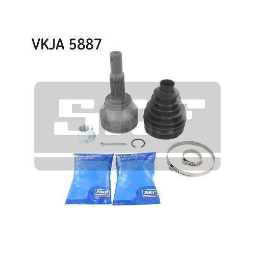 Gelenksatz, Antriebswelle SKF VKJA 5887 für NISSAN, Vorderachse, radseitig