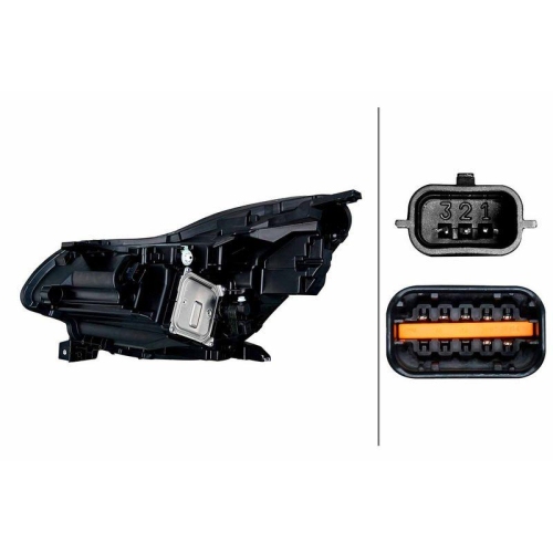 HELLA Hauptscheinwerfer 1LX 013 930-641 f&uuml;r RENAULT, rechts