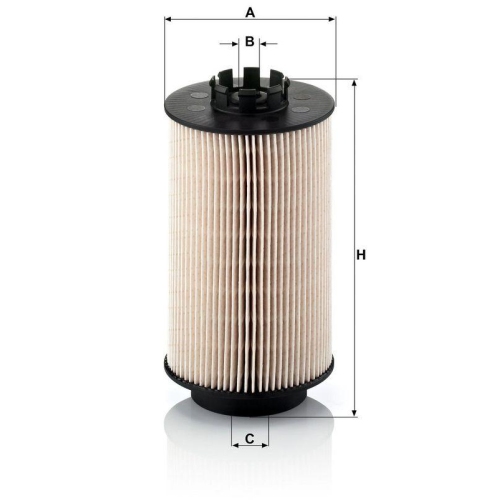 Kraftstofffilter MANN-FILTER PU 1059 x f&uuml;r LIEBHERR FENDT