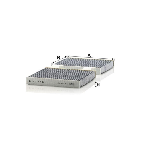 Filter, Innenraumluft MANN-FILTER CUK 19 004 f&uuml;r BMW
