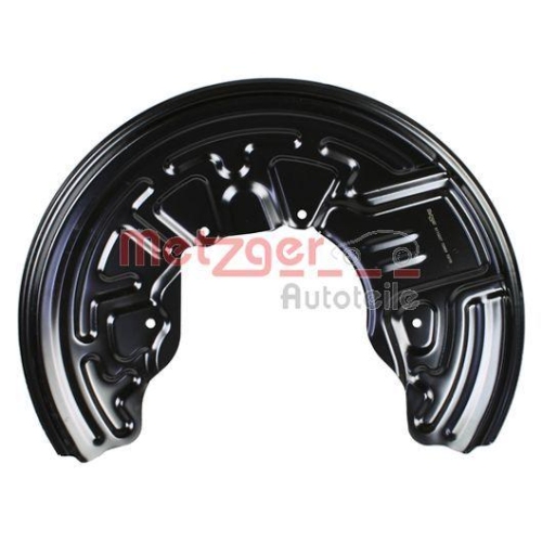 Spritzblech, Bremsscheibe METZGER 6115227 f&uuml;r VAG, Vorderachse links