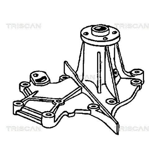 Wasserpumpe, Motorkühlung TRISCAN 8600 69002 für SUZUKI
