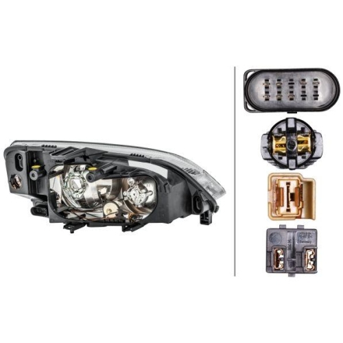 HELLA Hauptscheinwerfer 1LE 270 600-191 für FORD, links