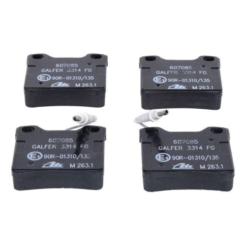 Bremsbelagsatz, Scheibenbremse ATE 13.0460-7085.2 f&uuml;r MERCEDES-BENZ, Hinterachse