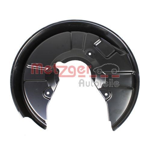 Spritzblech, Bremsscheibe METZGER 6115231 f&uuml;r VAG, Hinterachse links