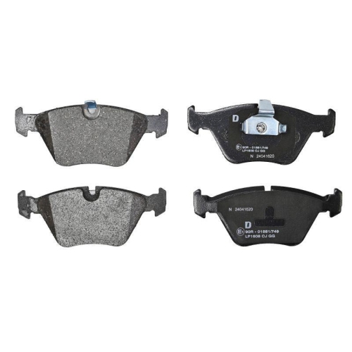 DELPHI LP1608 Bremsbelagsatz, Scheibenbremse f&uuml;r BMW, Vorderachse