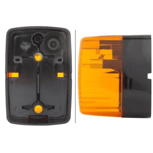 HELLA Zusatzblinkleuchte 2BM 002 652-051 f&uuml;r DAF MERCEDES-BENZ VOLVO AGRIFAC