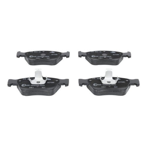 Bremsbelagsatz, Scheibenbremse ATE 13.0460-7086.2 f&uuml;r MERCEDES-BENZ, Vorderachse