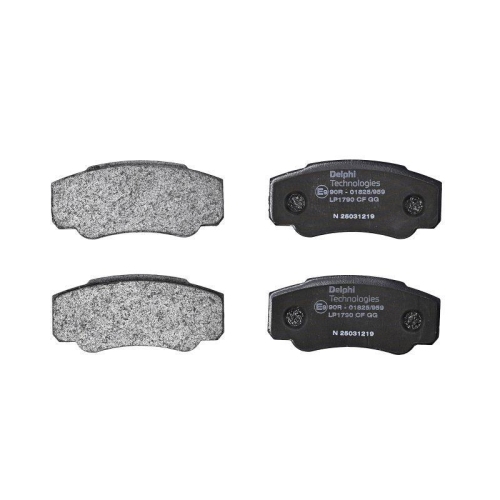 DELPHI LP1790 Bremsbelagsatz, Scheibenbremse f&uuml;r CITRO&Euml;N FIAT PEUGEOT