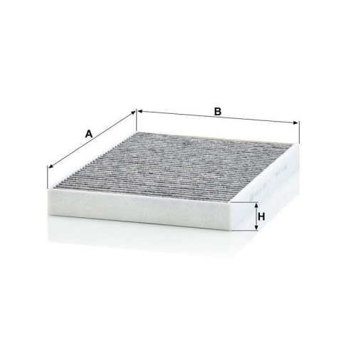 Filter, Innenraumluft MANN-FILTER CUK 31 003 f&uuml;r VAG