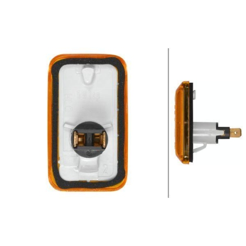 HELLA Zusatzblinkleuchte 2BM 003 647-021 für AEBI AUDI VAN HOOL VW CLAAS HAKO