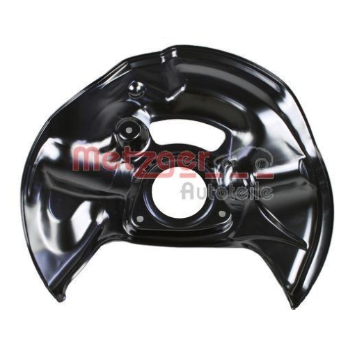 Spritzblech, Bremsscheibe METZGER 6115235 f&uuml;r MERCEDES-BENZ, Vorderachse links