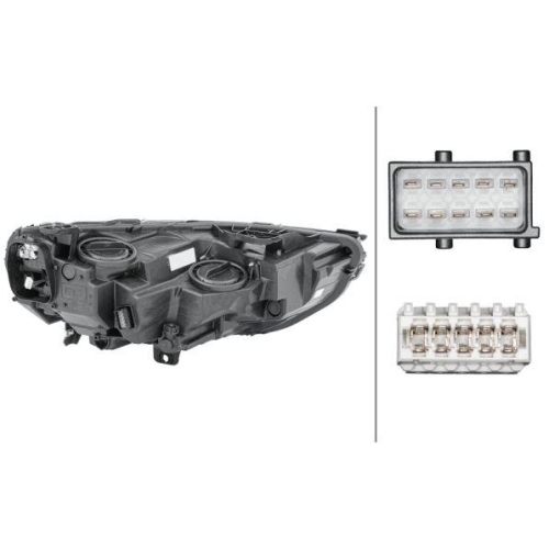 HELLA Hauptscheinwerfer 1EG 354 869-011 f&uuml;r OPEL, links