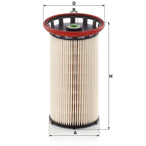 Kraftstofffilter MANN-FILTER PU 8028 f&uuml;r FORD VAG