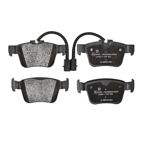 DELPHI LP3311 Bremsbelagsatz, Scheibenbremse f&uuml;r ALFA ROMEO MASERATI