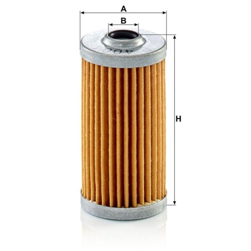 Kraftstofffilter MANN-FILTER P 4004 x f&uuml;r FIAT TOYOTA CASE IH HITACHI JOHN DEERE