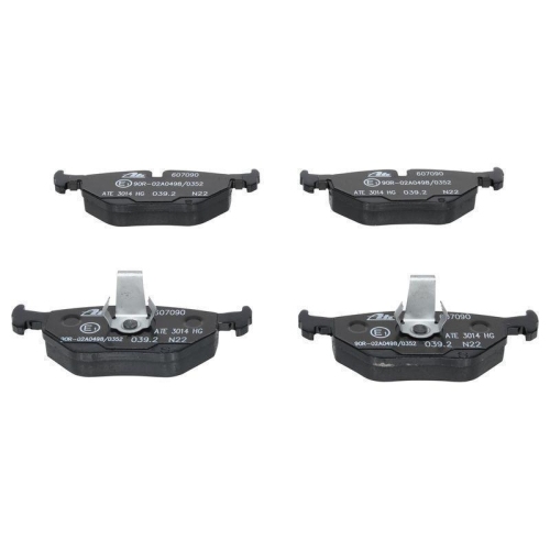 Bremsbelagsatz, Scheibenbremse ATE 13.0460-7090.2 f&uuml;r BMW, Hinterachse