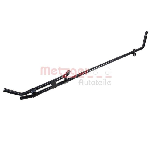 K&uuml;hlmittelrohrleitung METZGER 4010579 f&uuml;r AUDI, mitte, vorne