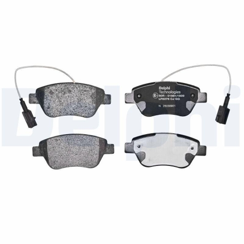 DELPHI LP2276 Bremsbelagsatz, Scheibenbremse f&uuml;r CITRO&Euml;N FIAT PEUGEOT ABARTH