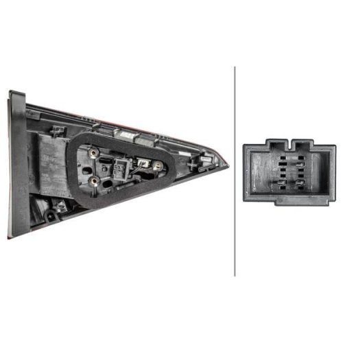 HELLA Heckleuchte 2SA 354 832-061 für SKODA, rechts