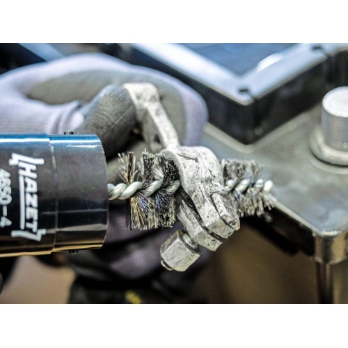 Drahtbürste, Batteriepol-/Klemmenreinigung HAZET 4650-4 für