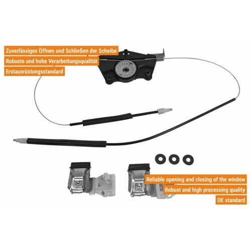 Fensterheber VAICO V10-2257 Original VAICO Qualität für SEAT SKODA VW VAG