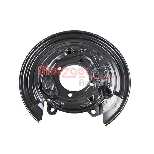 Spritzblech, Bremsscheibe METZGER 6115243 f&uuml;r TOYOTA, Hinterachse links