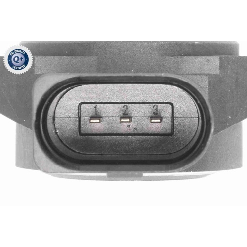 Sensor, Saugrohrumschaltklappe VEMO V10-72-1364 Q+, Erstausrüsterqualität für VW