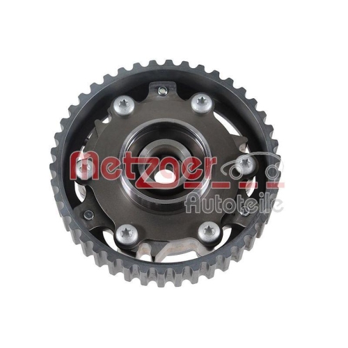 Nockenwellenversteller METZGER 2410072 f&uuml;r VOLVO, Auslassseite, Einlassseite