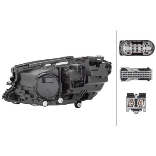 HELLA Hauptscheinwerfer 1EX 014 215-321 für MERCEDES-BENZ, rechts