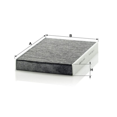 Filter, Innenraumluft MANN-FILTER CUK 2743 f&uuml;r PEUGEOT