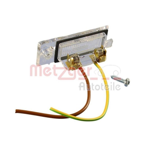 Kennzeichenleuchte METZGER 2080003 GREENPARTS für AUDI, links