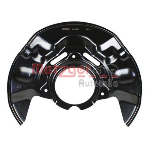 Spritzblech, Bremsscheibe METZGER 6115250 für TOYOTA, Vorderachse rechts