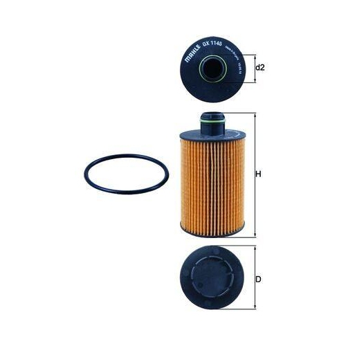 Ölfilter KNECHT OX 1145D für CHRYSLER FIAT LANCIA MASERATI JEEP VM