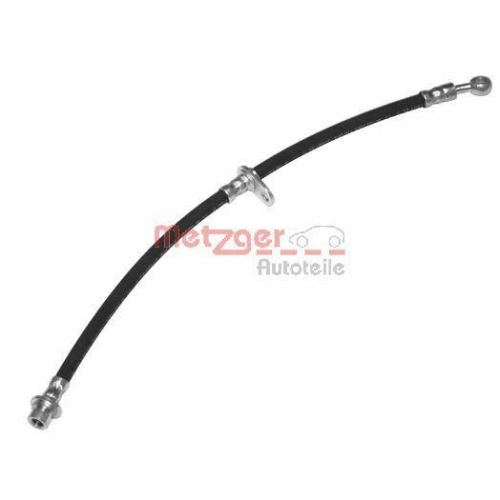 Bremsschlauch METZGER 4115187 f&uuml;r HONDA, Vorderachse rechts