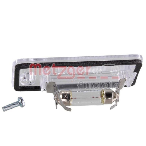 Kennzeichenleuchte METZGER 2080005 GREENPARTS für AUDI, links