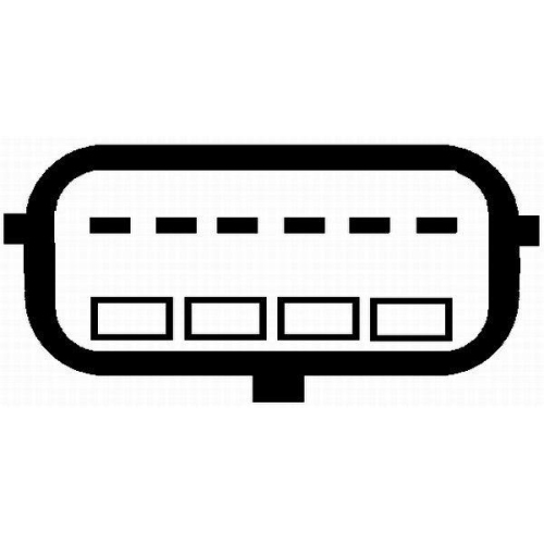 HELLA Luftmassenmesser 8ET 009 142-551 f&uuml;r RENAULT SUZUKI HITACHI