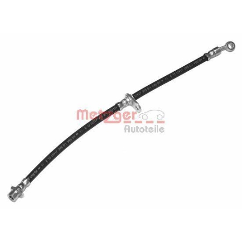 Bremsschlauch METZGER 4115189 f&uuml;r HONDA, Vorderachse links