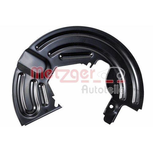 Spritzblech, Bremsscheibe METZGER 6115256 f&uuml;r RENAULT, Vorderachse rechts
