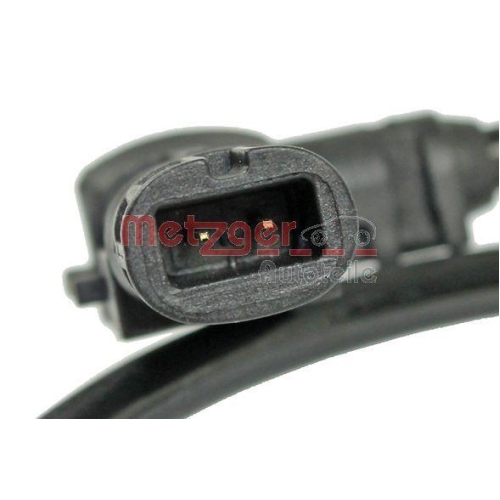 Sensor, Raddrehzahl METZGER 0900128 f&uuml;r MERCEDES-BENZ, Vorderachse