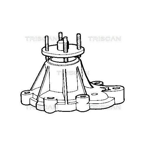 Wasserpumpe, Motork&uuml;hlung TRISCAN 8600 13863 f&uuml;r DAIHATSU TOYOTA