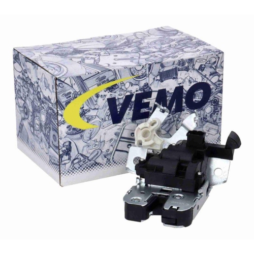 Heckklappenschloss VEMO V10-85-0206 Green Mobility Parts für AUDI VW, innen