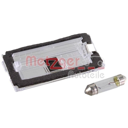 Lichtscheibe, Kennzeichenleuchte METZGER 2080007 f&uuml;r BMW, links, rechts