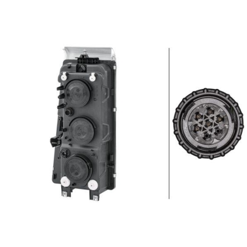 HELLA Hauptscheinwerfer 1ER 246 046-521 für RENAULT TRUCKS, rechts