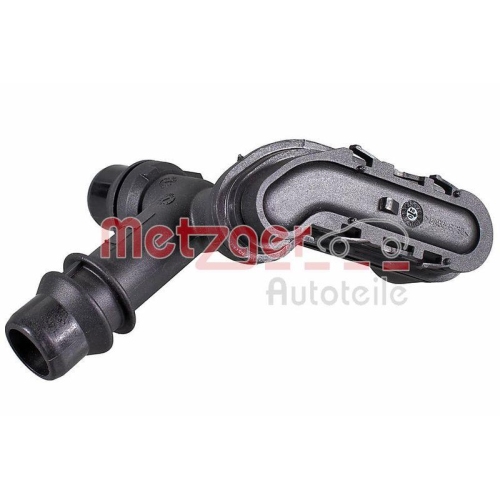 K&uuml;hlmittelflansch METZGER 4010595 f&uuml;r BMW, Motork&uuml;hler, links unten