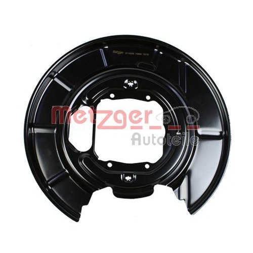 Spritzblech, Bremsscheibe METZGER 6115258 f&uuml;r BMW, Hinterachse rechts