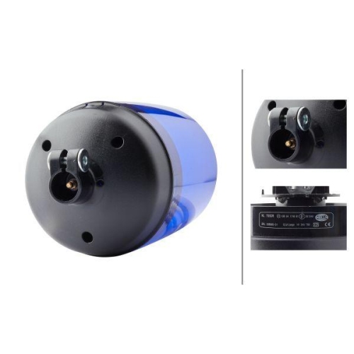 HELLA Rundumkennleuchte 2RL 008 060-011 KL 7000 für DAF IVECO MAN ZIEGLER